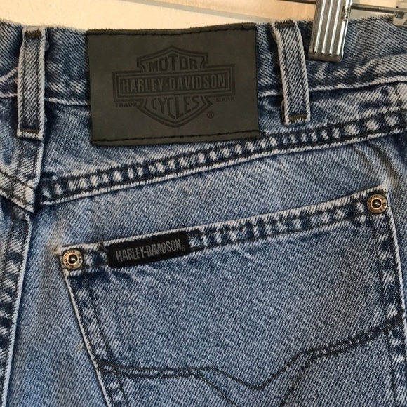 Harley-Davidson Blue Jean Shorts - Picture 6 of 11